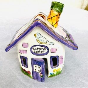 Vintage Blue Sky Corp Grandma Cottage Heather Goldminc Figurine